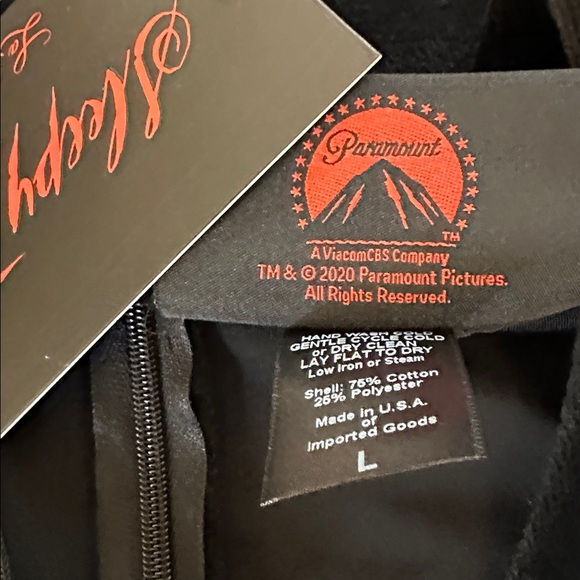 Sleepy Hollow Black Stretch velvet Dress NWT 9-12-003 - Picture 8 of 8